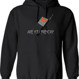 are You French Insym Phasmophobia Funny Graphic Pullover Hoodie - Black