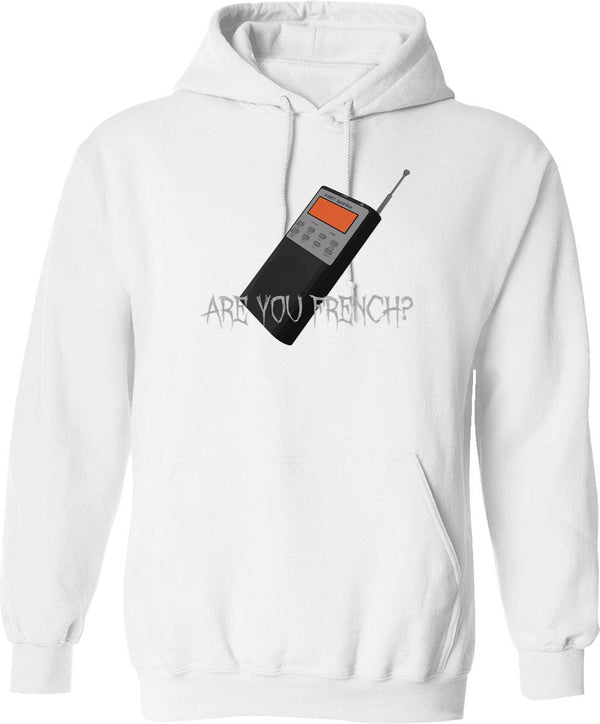 are You French Insym Phasmophobia Funny Graphic Pullover Hoodie - White