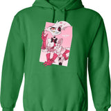 hazben Hotel Angel dust Classic Graphic Pullover Hoodie - Green