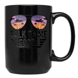 talk Black Coffee Mug, Gift Coffee Mug