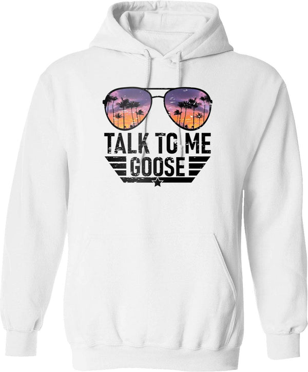 talk Graphic Pullover Hoodie - White