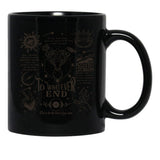 to Whatever End Throne of Glass Black Coffee Mug, Gift Coffee Mug - Black