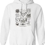 to Whatever End Throne of Glass Graphic Pullover Hoodie - White